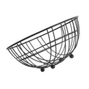 Deco Black Metal Fruit Basket Fruit Bowl 30*30*24.5 cm