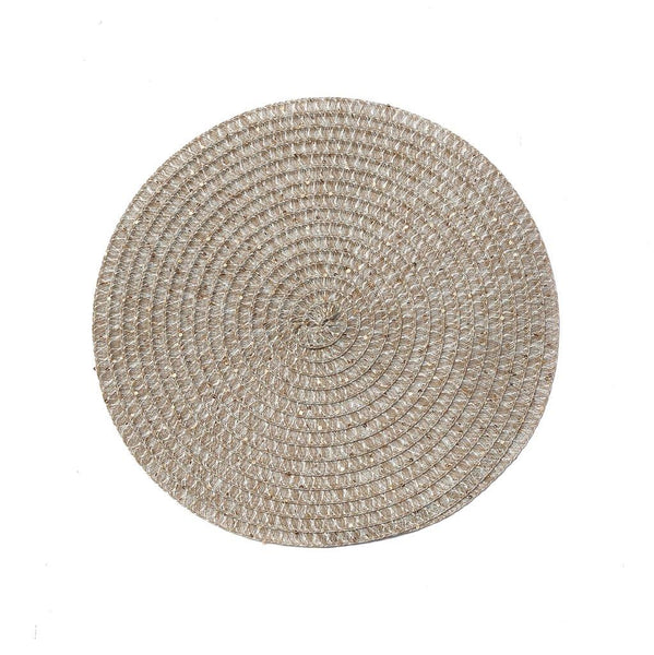 Multicolor Deco Round Braided Cotton Dinimg Table Placemat