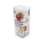 Multipurpose 3.1-Liter Plastic Airtight Food Container for Fruits and Nuts Storage