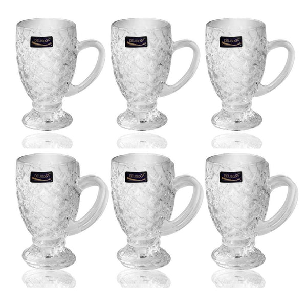 Delisoga Fancy Glass Cup - Set of 6 Price: Kshs. 650/