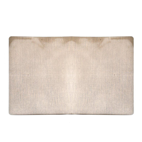 Multicolor Rectangle Metallic Pattern Plastic Dining Table Placemat