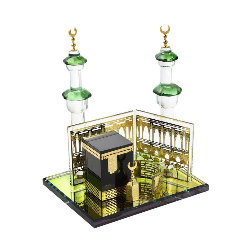 Home Decor Islamic Crystal Collectible Kaaba Model 14.5*17.5 cm