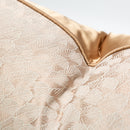 Modern Decorative Light Beige and Feather Pattern Cushion Cover Pillowcase 50*50 cm