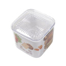 Multipurpose Plastic Airtight Food Container Fruits and Nuts Storage Box 13*13*11 cm 1 Litre