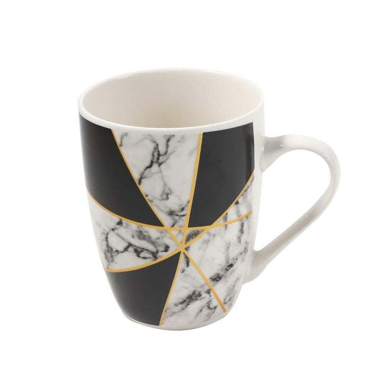 Ceramic Coffe Mug Latte Mug Marble Abstract Design Print 8.5*10 cm