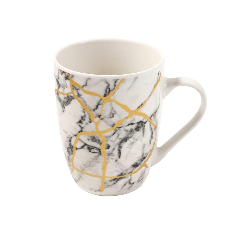 Ceramic Coffe Mug Latte Mug Marble Abstract Design Print 8.5*10 cm