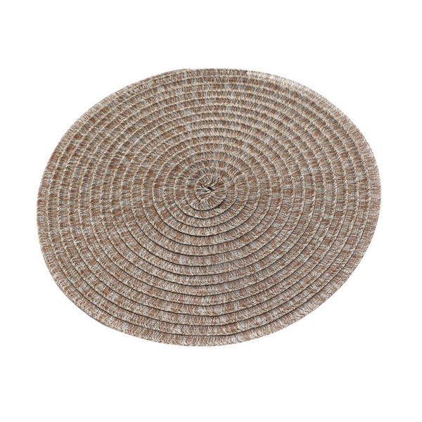 Multi-color Deco Round Braided Cotton Dining Table Placemat