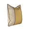 Modern Decorative Satin Beige Royal Gold Stripe Cushion Cover Pillowcase 50*50 cm