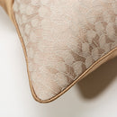 Modern Decorative Light Beige and Feather Pattern Cushion Cover Pillowcase 50*50 cm