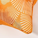 Modern Decorative Bright Orange Peacock Feather Pattern Cushion Cover Pillowcase 50*50 cm