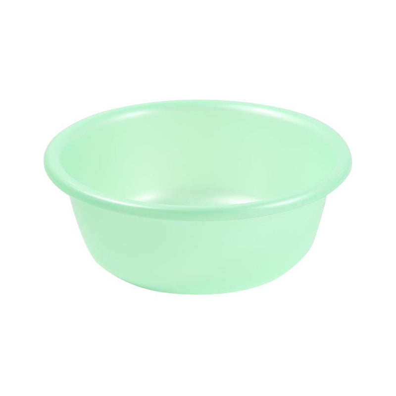 Multipurpose Plastic Round Wash Basin Wash Tub Multicolor 22.5 cm