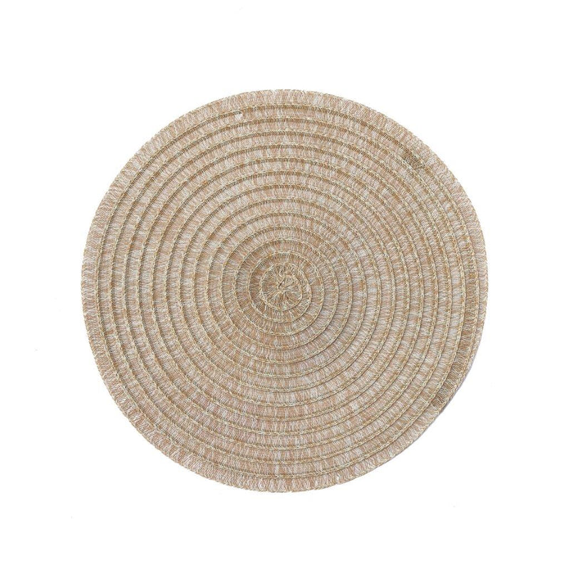 Multi-color Deco Round Braided Cotton Dining Table Placemat