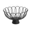 Deco Black Metal Fruit Basket Fruit Bowl 31.5*31.5*18 cm