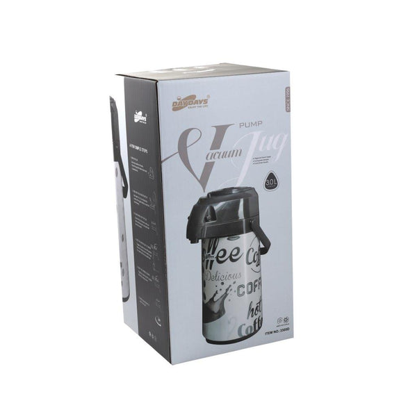 Vacuum Insulated Stainless Steel Thermos Flask 3 Litre