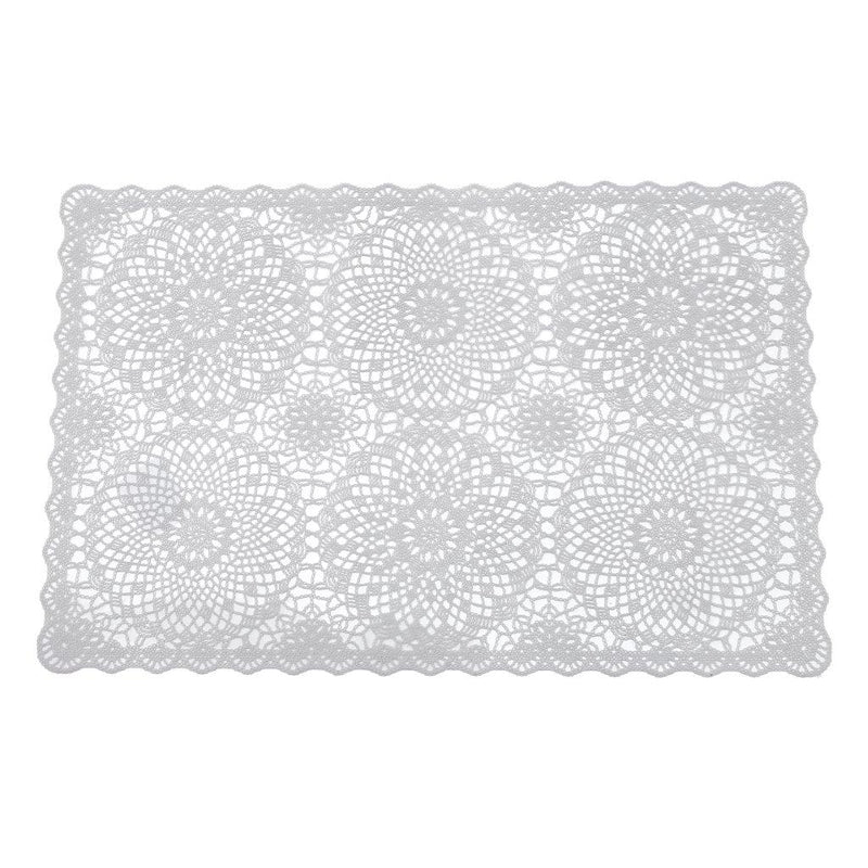 Multicolor Rectangle Abstract Pattern Plastic Dining Table Placemat