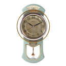 Luxury Modern Swing Turquoise Pendulum Vintage Wall Clock 48*27 cm