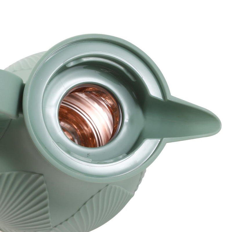 Vacuum Insulated Plastic Thermos Flask Multicolor 1 Litre