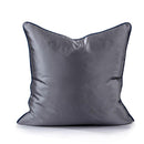 Modern Decorative Royal Blue Silver Stripe Luxury Cushion Cover with Copper Tassel Pillowcase 50*50 cm