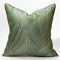 Modern Decorative Leaf Green Palm Stripe Pattern Cushion Cover Pillowcase 50*50 cm