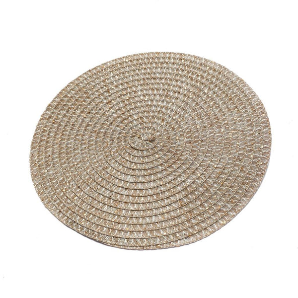 Multi-color Deco Round Braided Cotton Dining Table Placemat