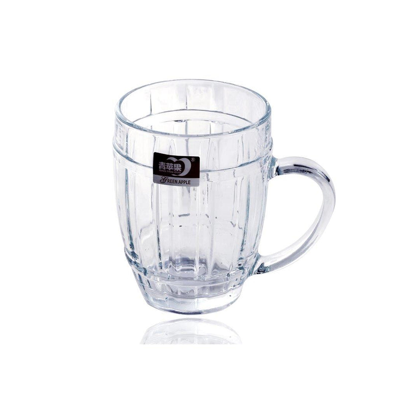 Multipurpose Glass Beverage Drinking Mug Tea & Coffee Mug Set of 6 pcs 390 ml