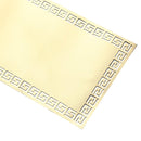 Multicolor Rectangle Greek Key Pattern Plastic Dining Table Placemat