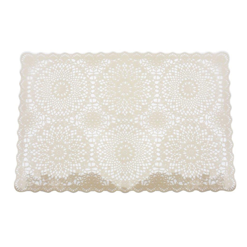 Multicolor Rectangle Abstract Pattern Plastic Dining Table Placemat