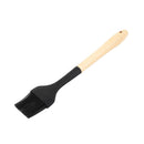 Wood and Silicone Heat Resistant Sauce Oil Brush for Basting 28*5.2 cm