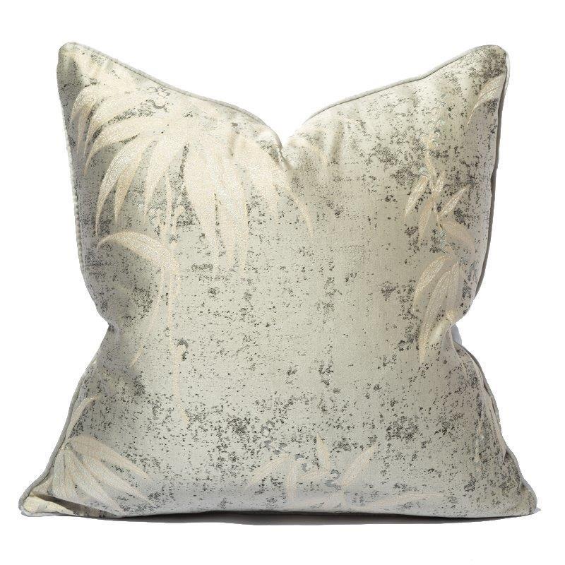 Modern Decorative Beige Floral Art Cushion Cover Pillowcase 50*50 cm