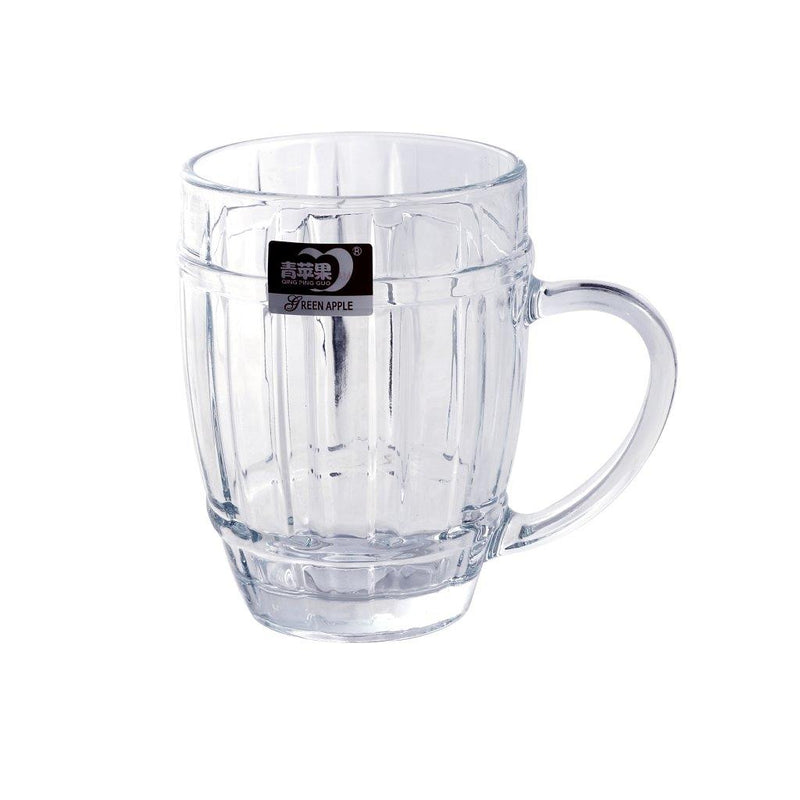 Multipurpose Glass Beverage Drinking Mug Tea & Coffee Mug Set of 6 pcs 390 ml