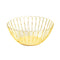 Deco Gold Plated Metal Fruit Basket Fruit Bowl 25.5*25.5*10.5 cm