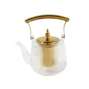 Glass Tea Pot kettle with Strainer Infuser 1.2 Litre