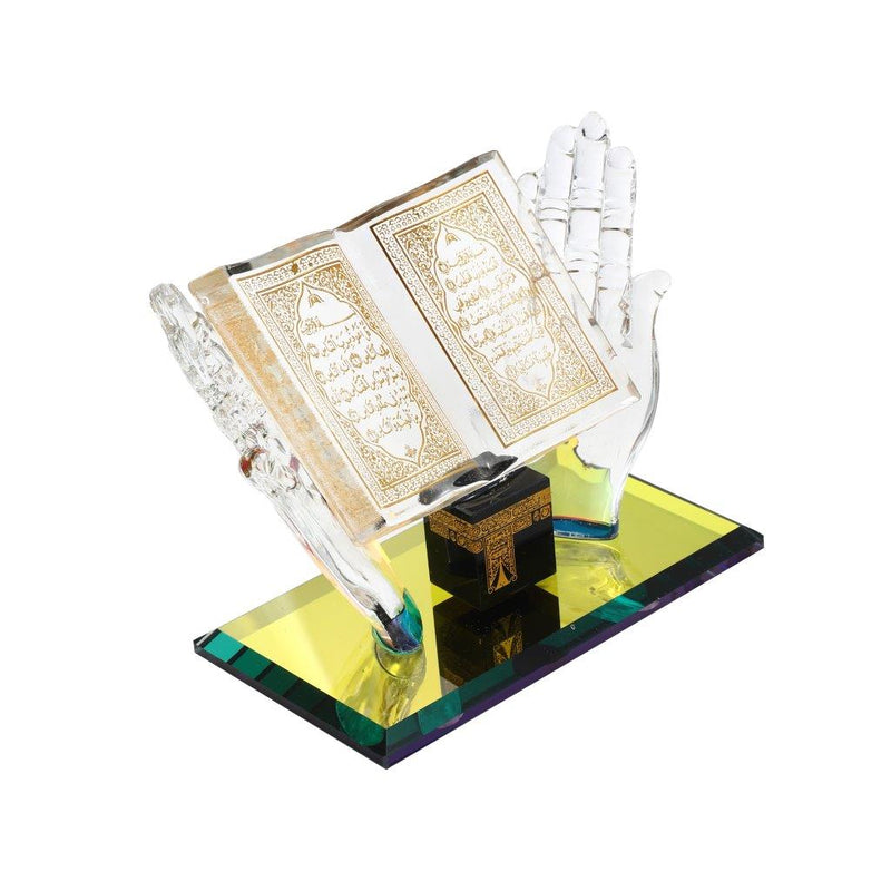 Home Decor Islamic Crystal Collectible Quran Book Model 12*7*10.5 cm