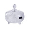 Crystal Glass Footed Sugar Bowl Candy Jar with Lid 17*18.5 cm