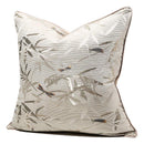 Modern Decorative Silver Butterfly Floral Cushion Cover Pillowcase 50*50 cm