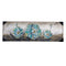 Home Decor Landscape Canvas Wall Art Abstract Turquoise Floral Oil Painting PVC Frame 50*150*3.5 cm