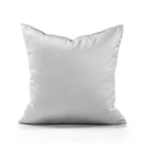 Modern Decorative Metallic Silver Luxury Cushion Cover with Gold Tassel Pillowcase 50*50 cm