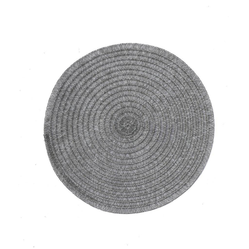 Multicolor Deco Round Braided Cotton Dinimg Table Placemat