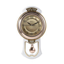 Luxury Modern Swing White Pendulum Vintage Wall Clock 48*27 cm