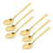 Stainless Steel Tableware Deco Gold Table Spoon Set of 6 Pcs 21*4.3 cm