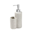 Ceramic Kitchen Soap Dispenser with Dishwashing Brush 10*5.5*21 cm