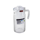 Clear Glass Water and Beverage Jug with Lid and Handle 1.85 Litre