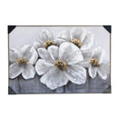 Home Decor Landscape Canvas Wall Art Abstract Orchid Blossom Oil Painting PVC Frame 80*120*3.5 cm