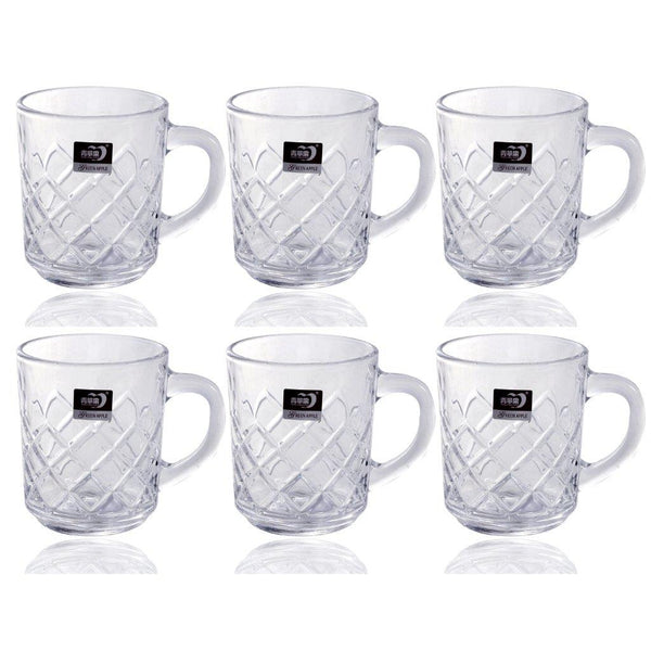 Glass Tea Cup Set of 6 Pcs 240 ml