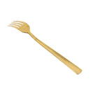 Stainless Steel Tableware Deco Gold Table Fork Set of 6 Pcs 20.6*2.4 cm