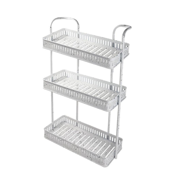 Countertop Mounting Metal 3 Tier Multipurpose Storage Rack Shelf Shower Caddy 36*15*60 cm