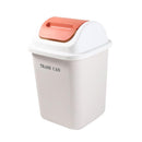Multicolor Swing Top Rubbish Bin Plastic Waste Bin Trash Bin for Home Kitchen Office 24*24*37 cm