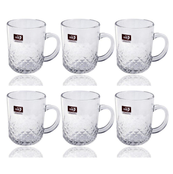 Glass Tea Cup Set of 6 Pcs 37221