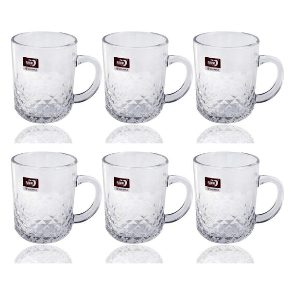 Glass Tea Cup Set of 6 Pcs 37221