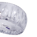 Crystal Cut Modern Clear Round Glass Ashtray 11.5*5.35 cm